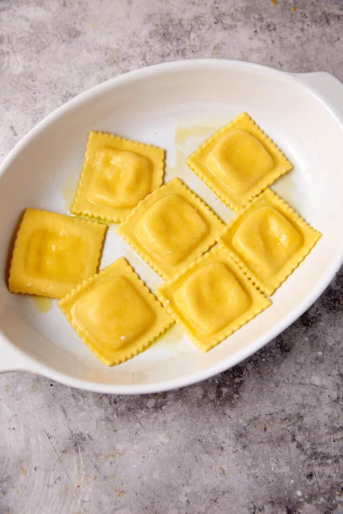 Baked Ravioli - simple weeknight dinner! - Butter & Baggage