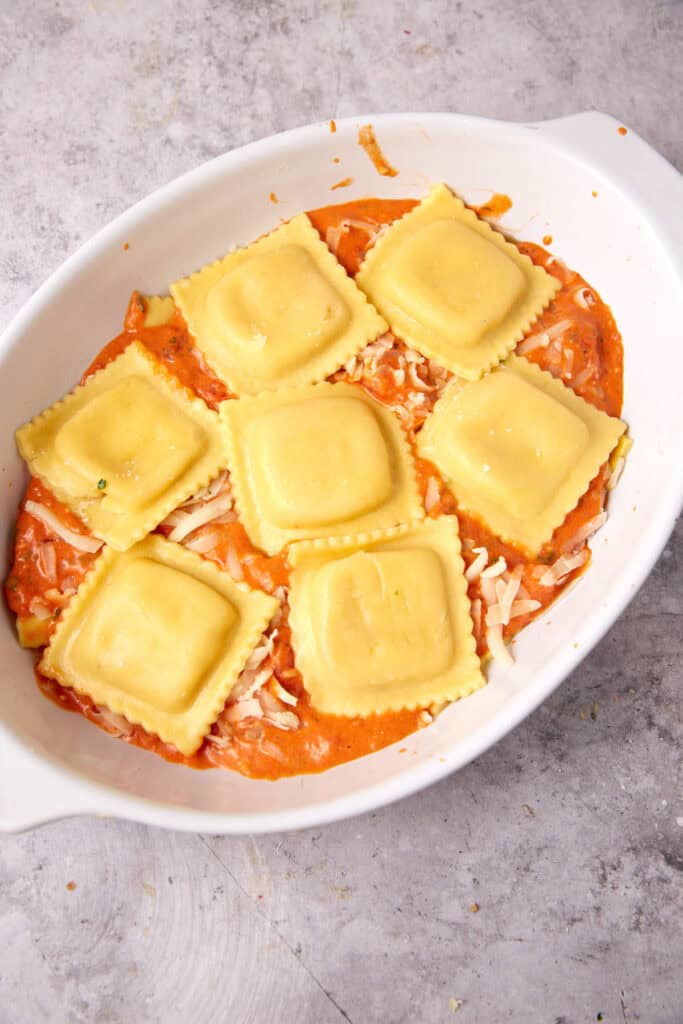 Baked Ravioli - simple weeknight dinner! - Butter & Baggage