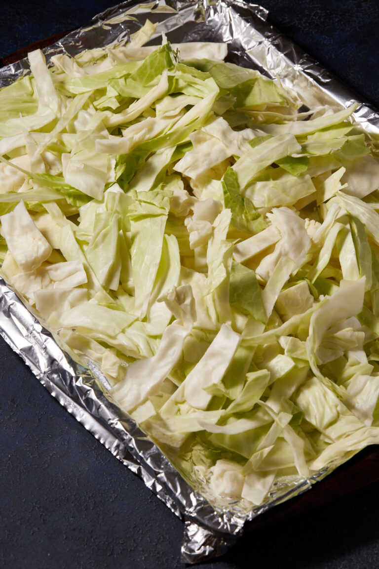 Roasted Cabbage in the oven with Dried Cherries Butter & Baggage