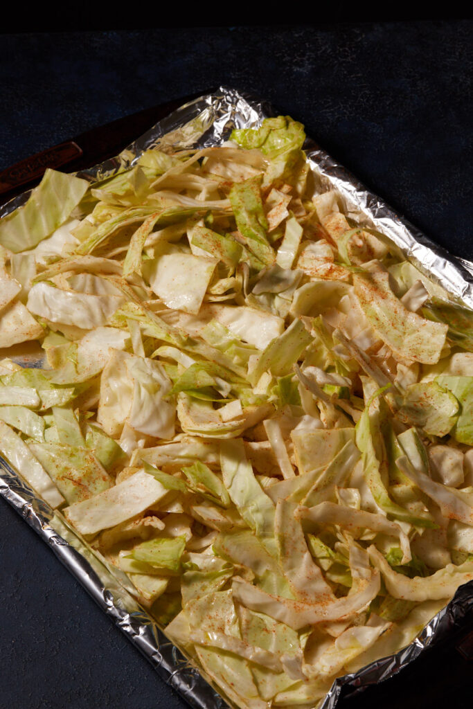 Roasted Cabbage in the oven with Dried Cherries Butter & Baggage