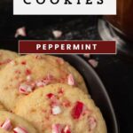 Candy Cane Cookies on a platter.