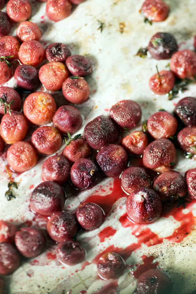 Roasted Grape Crostini an easy appetizer Butter & Baggage