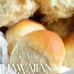 A basket of Hawaiian Dinner Rolls.