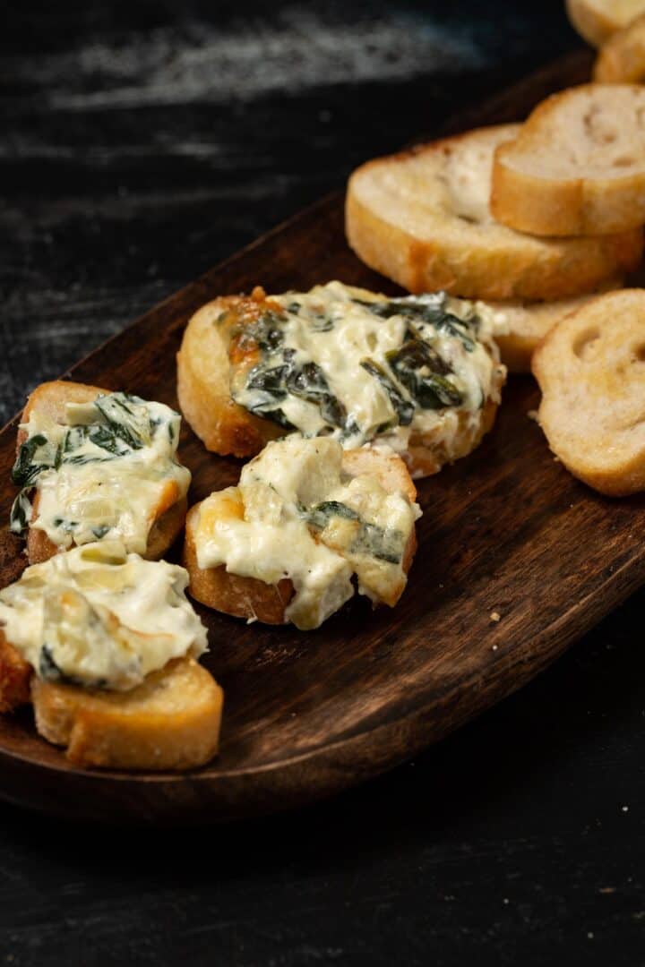 QuickBaked NoMayo Spinach Artichoke Dip (25Minutes) Butter & Baggage