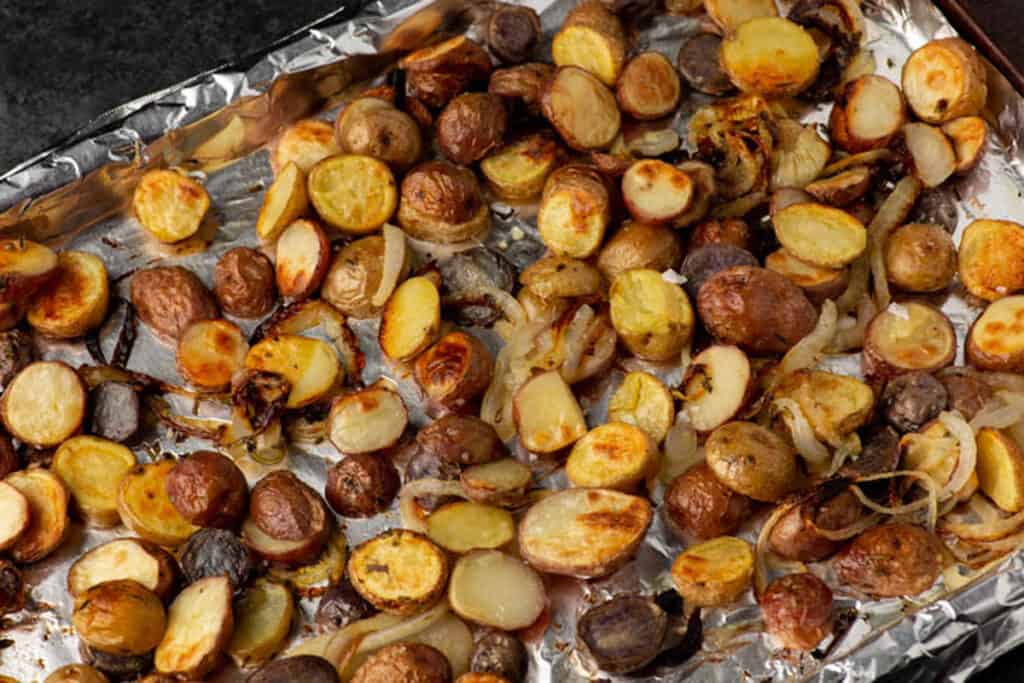 Oven Roasted Potatoes and Onions Butter & Baggage
