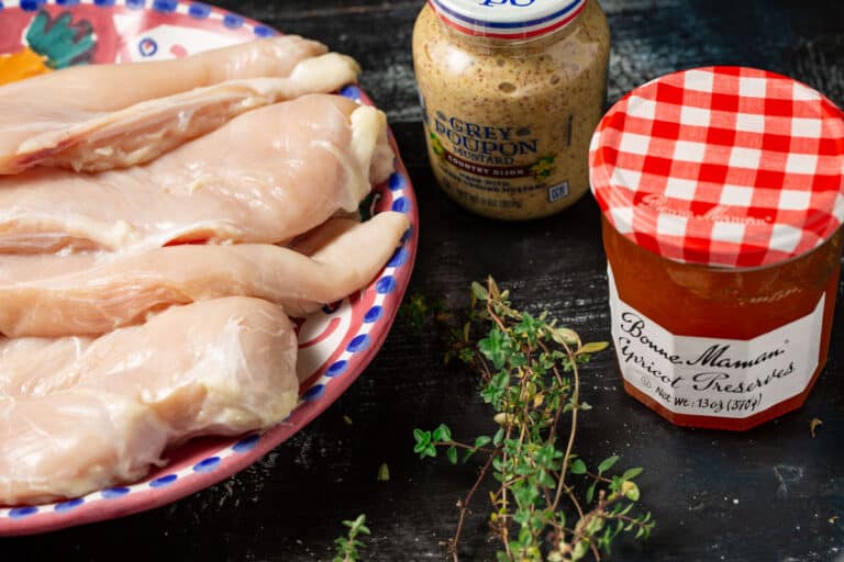 Apricot Chicken with Mustard Glaze Butter & Baggage