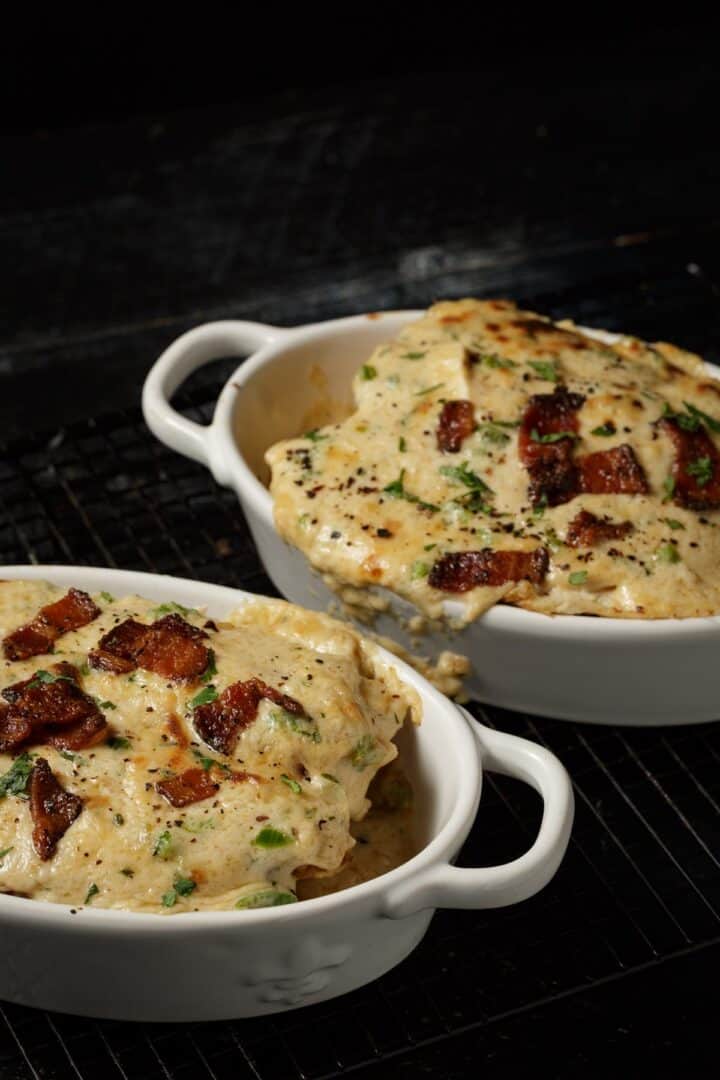 Spicy Hot Browns a twist on a Southern tradition. Butter & Baggage