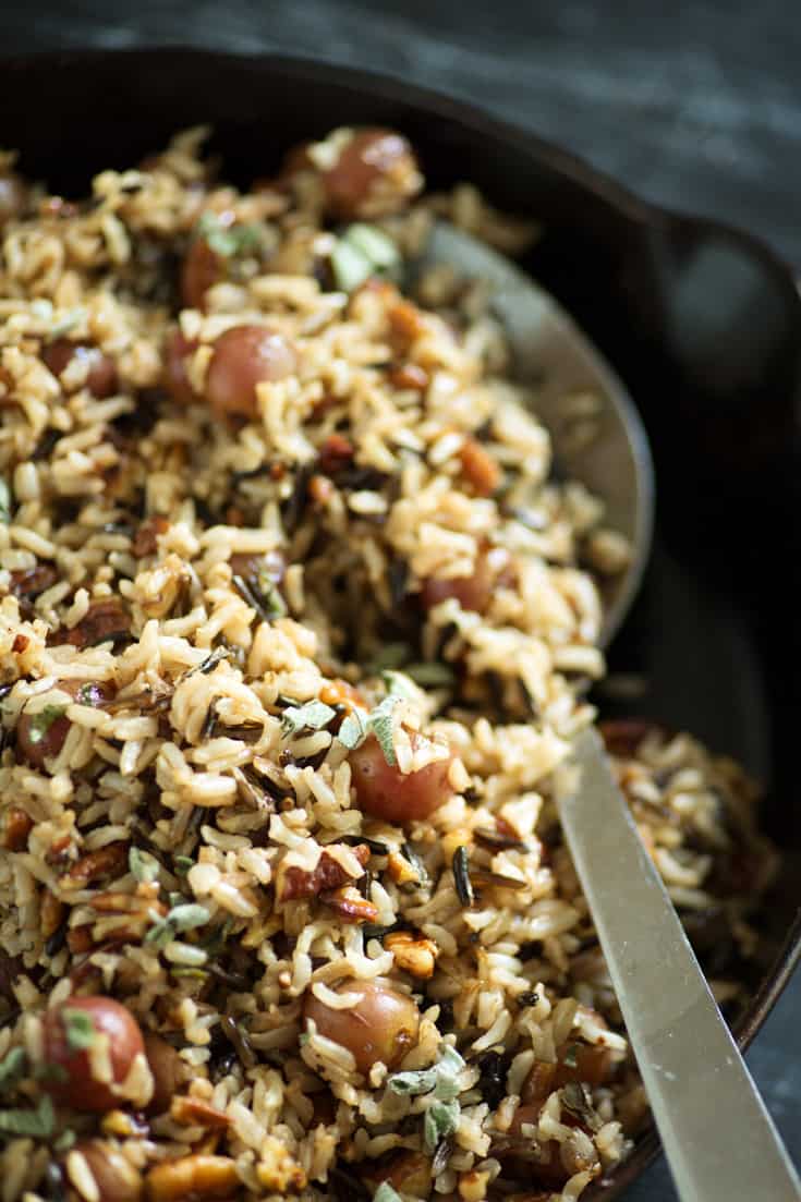 WildRicewithRoastedGrapes3 Butter & Baggage
