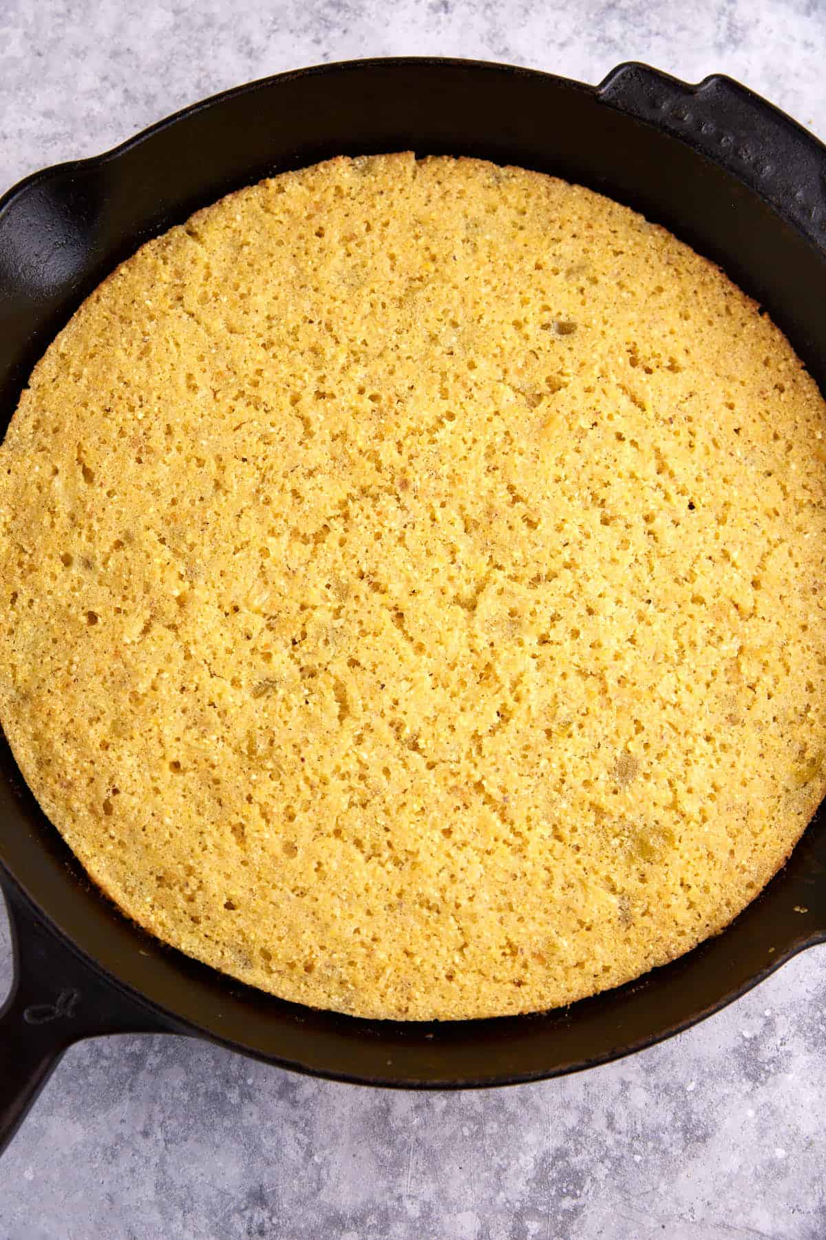 Baked cornbread.