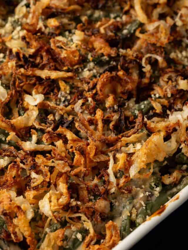 Green Bean Casserole Recipe without Canned Soup Butter & Baggage