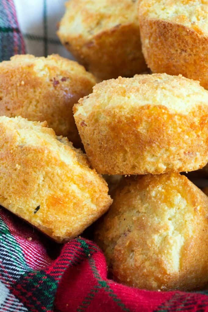 Cheesy Keto Muffins with Almond Flour Butter & Baggage