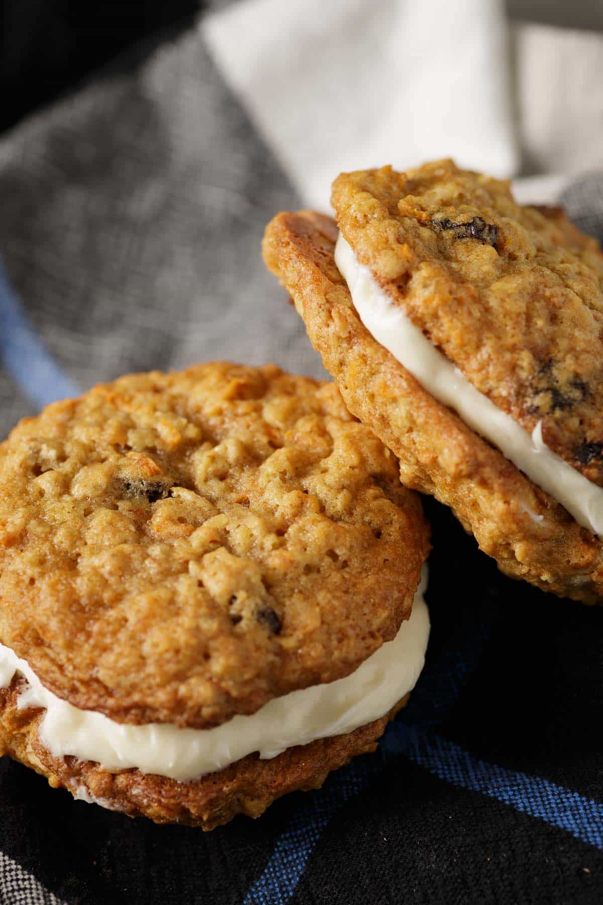 Carrot Cake Cookies with Cream Cheese Frosting Butter & Baggage