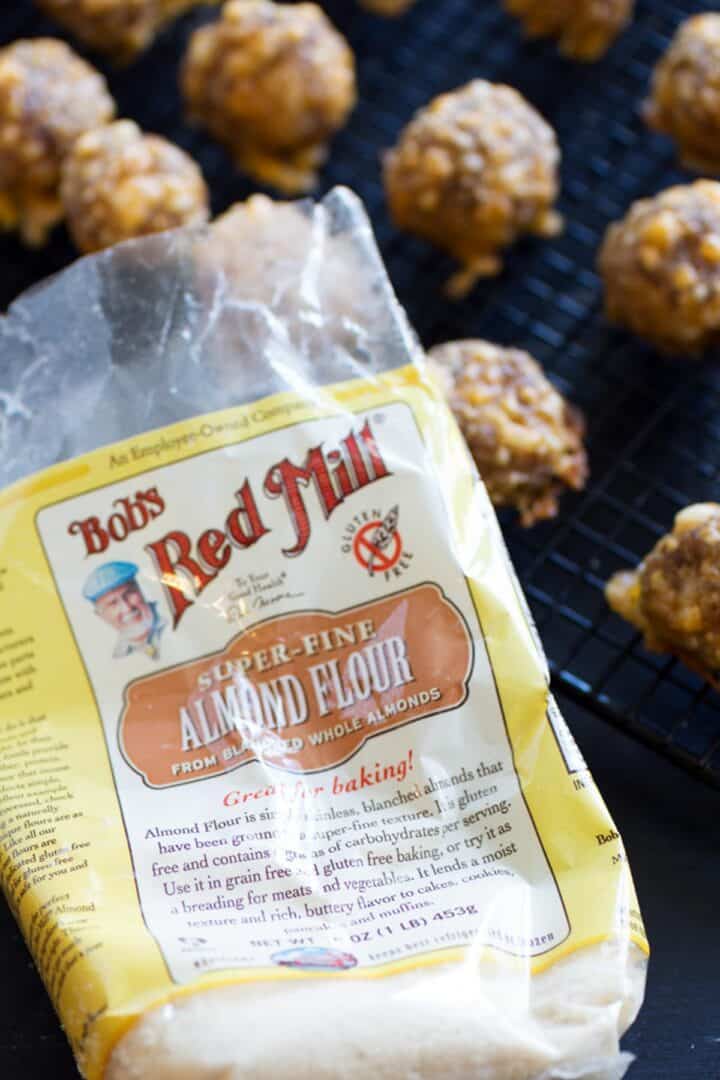 Keto Sausage Balls with Almond Flour Butter & Baggage