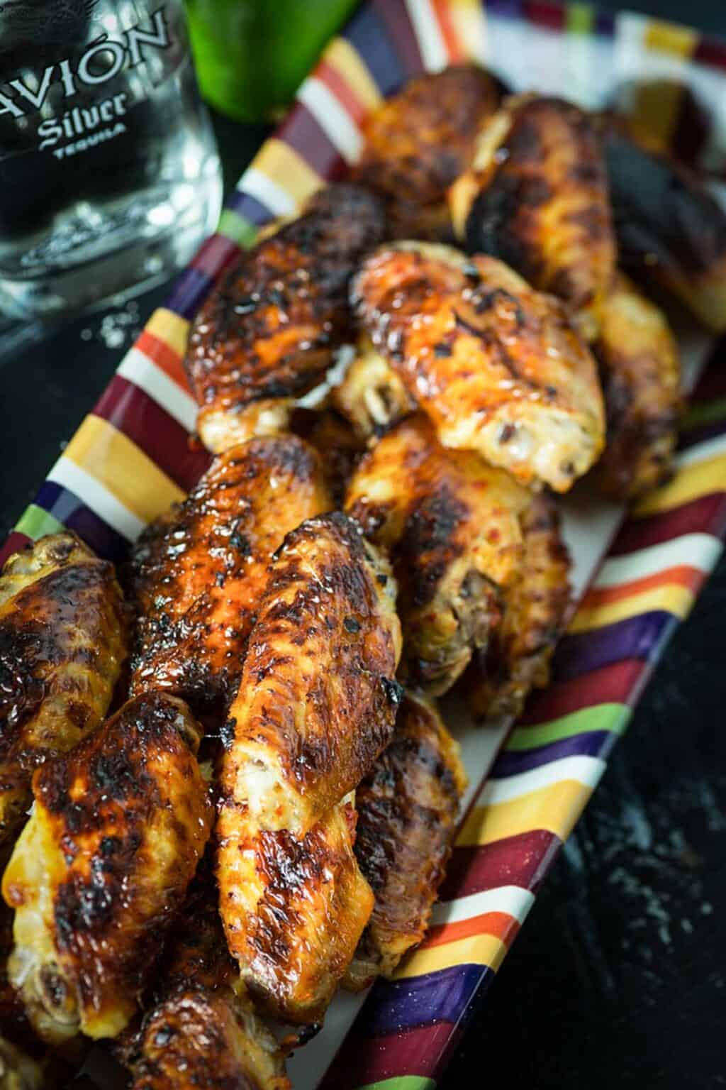 Tequila Lime Chicken Wings great for game night! Butter & Baggage