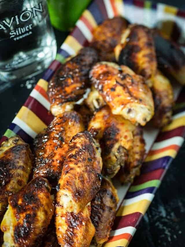 Tequila Chicken Wings Recipe Butter & Baggage