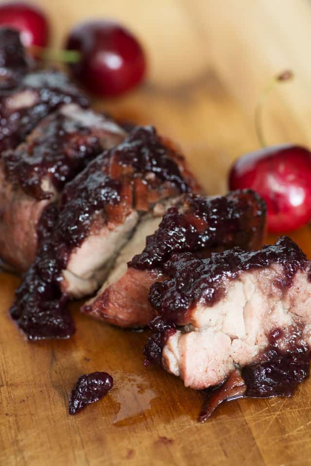 PorkTenderloinwithcherries5 Butter & Baggage