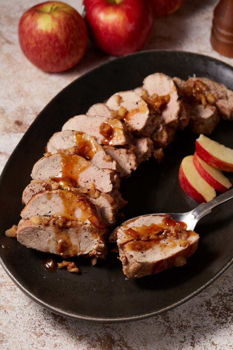 Pork Tenderloin with Apples Butter & Baggage
