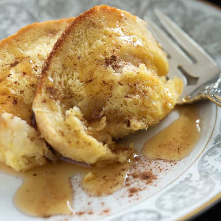 French Toast with Eggnog overnight breakfast! Butter & Baggage