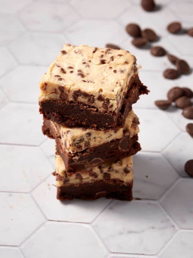 Brownies with Edible Cookie Dough Butter & Baggage