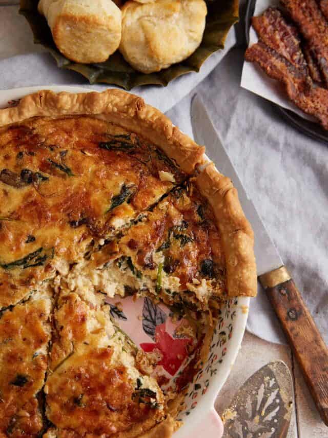 Spinach and Gruyere Breakfast Casserole Butter & Baggage