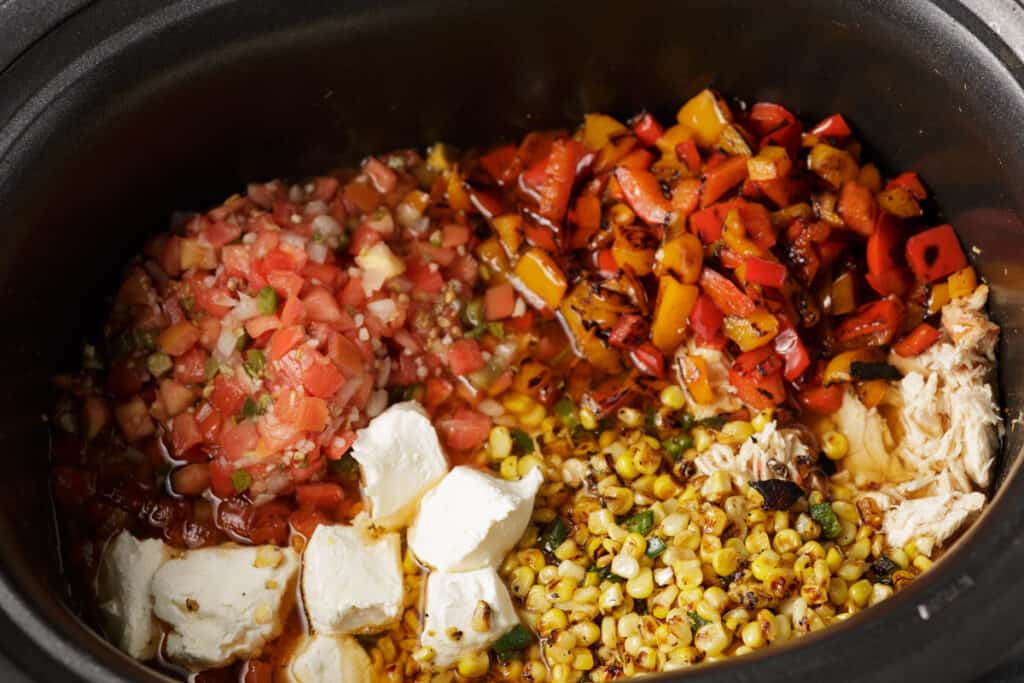 Chicken Chili with Cream Cheese Butter & Baggage