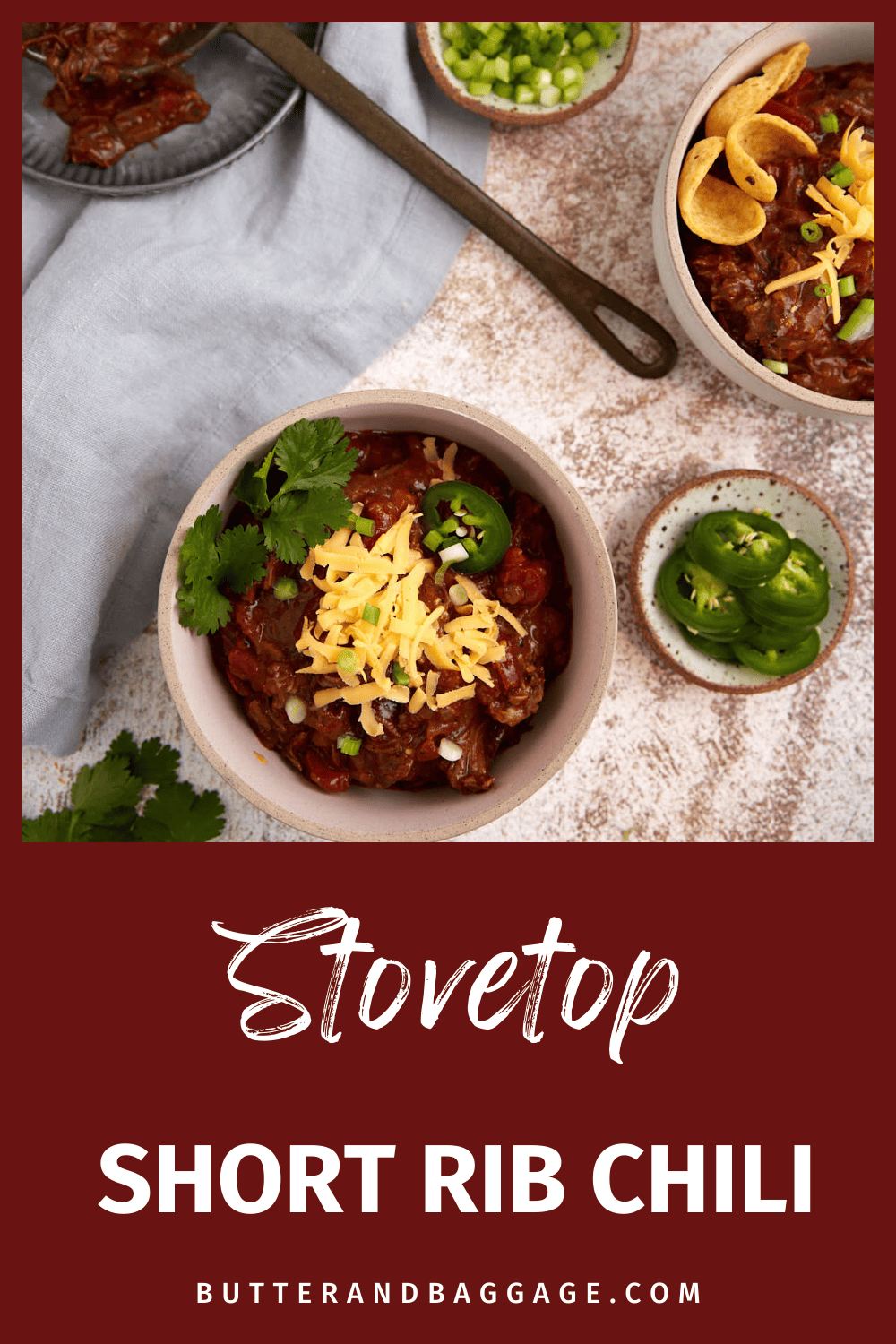 Short Rib Texas Chilli Short Rib Chili Without Beans - Butter & Baggage