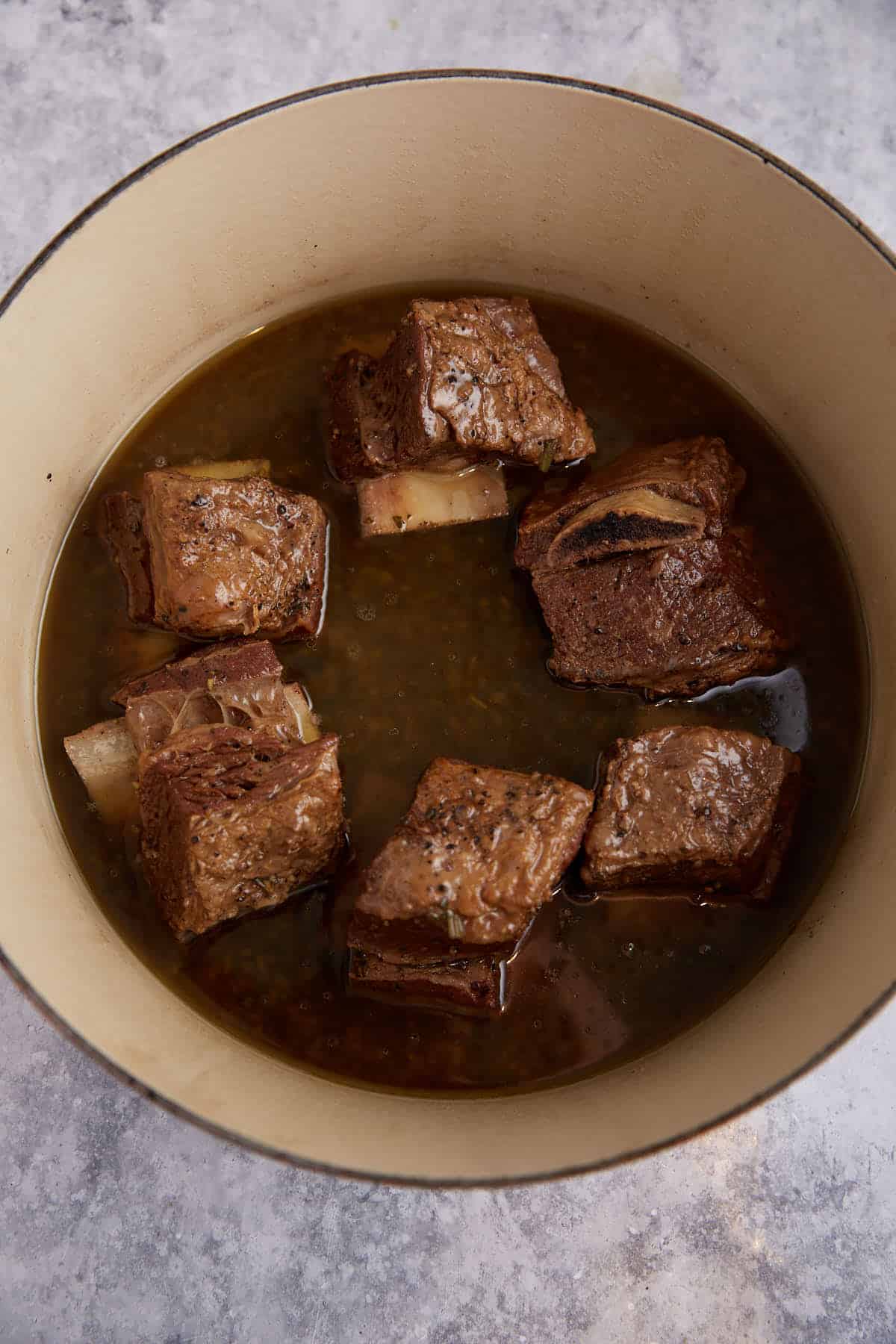Short ribs in broth.