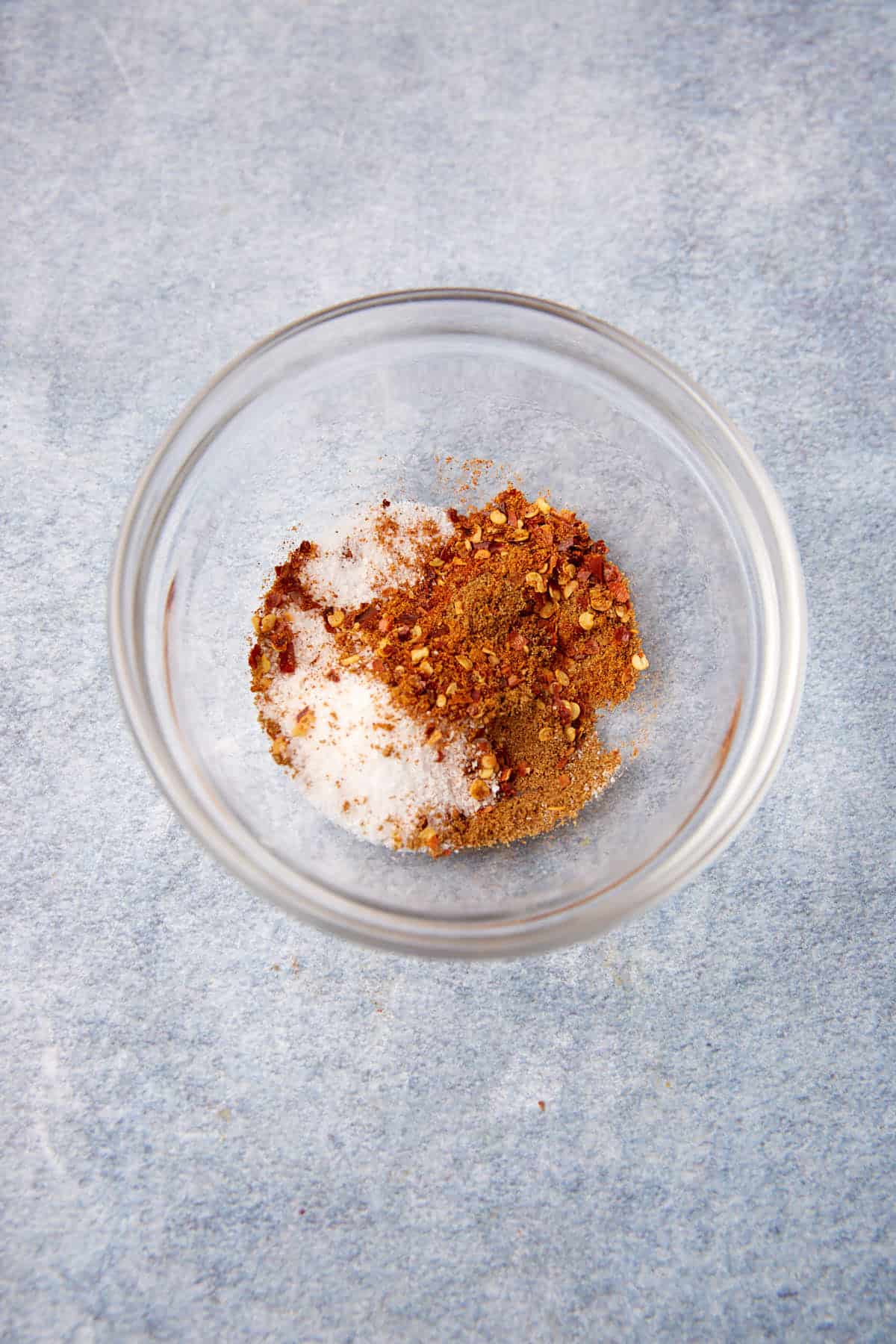 Chili seasonings in a bowl.