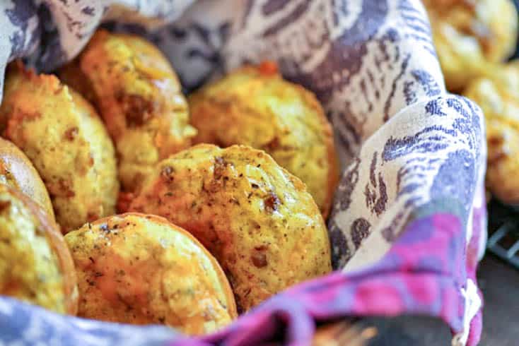 Sausage Bagel Muffins