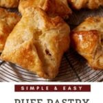 A batch of puff pastry breakfast pockets.