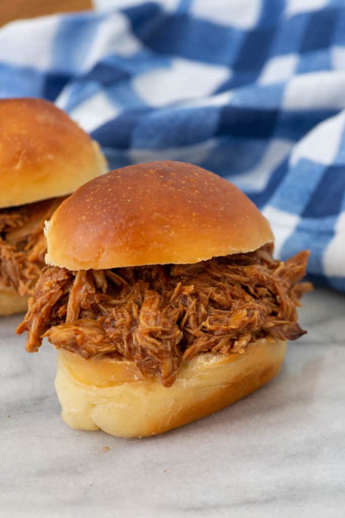 Slow Cooker Bourbon Pulled Chicken Butter & Baggage