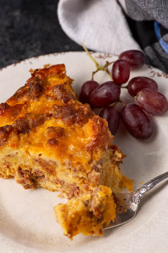 Sausage Quiche with Cornbread Butter & Baggage