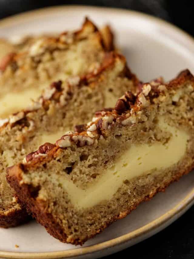 Next Level Cream Cheese Filled Banana Bread Butter & Baggage