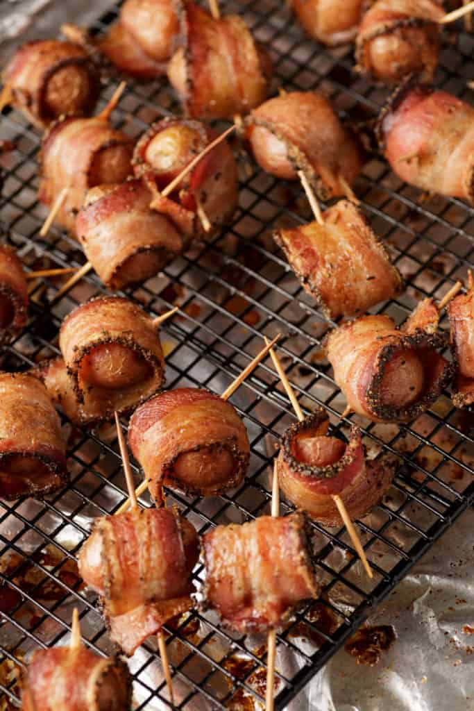 Bacon Wrapped Potato Bites With Sriracha Dip Butter Baggage