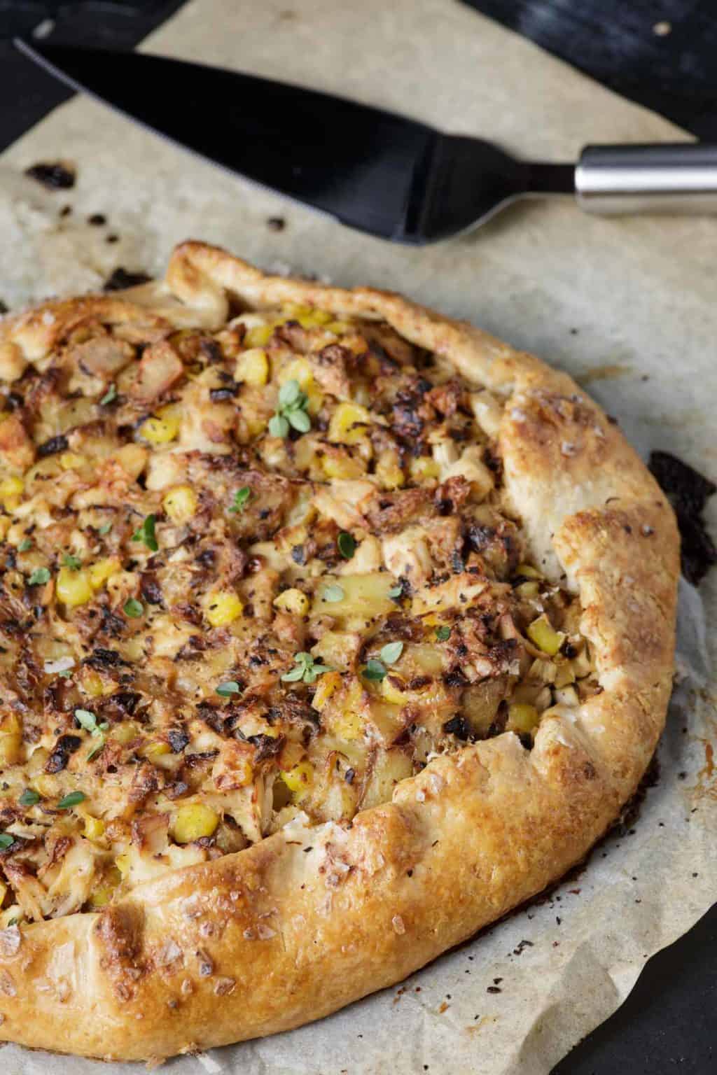 Homemade Chicken Pot Pie Galette Butter & Baggage