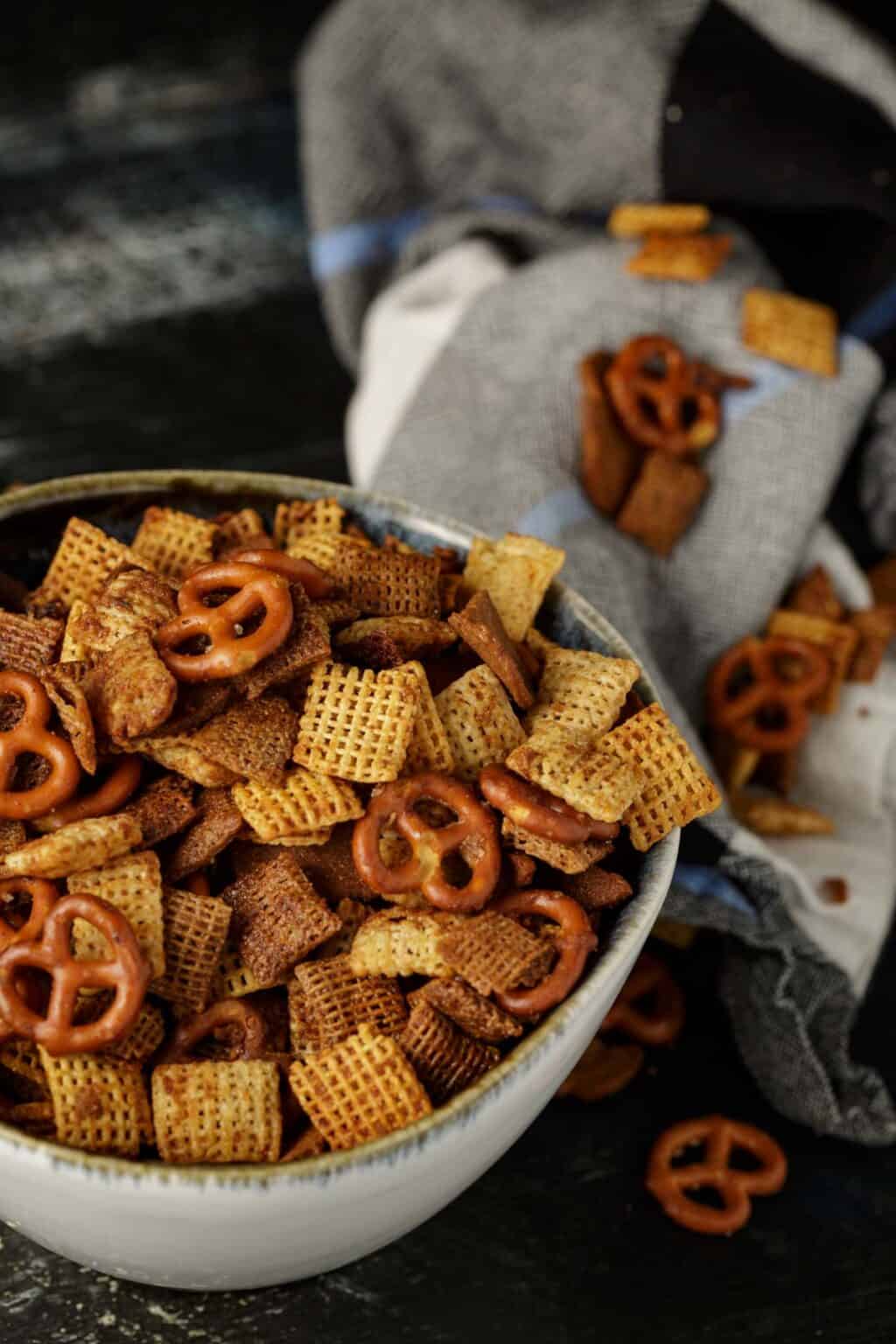 Bold Chex Mix Recipe Oven Baked Butter & Baggage