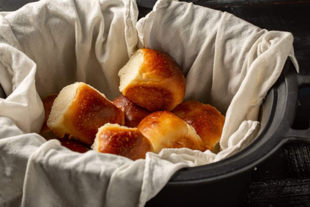 How to Warm Dinner Rolls Butter & Baggage