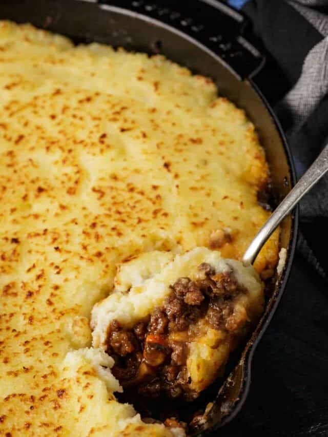 Ground Beef Recipe for Dinner with Mashed Potatoes Butter & Baggage