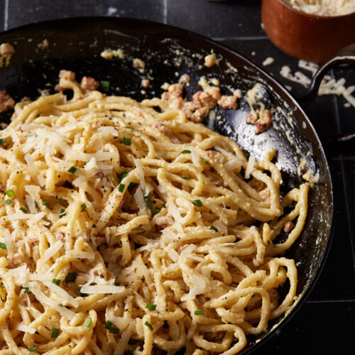 Pancetta Pasta Butter & Baggage