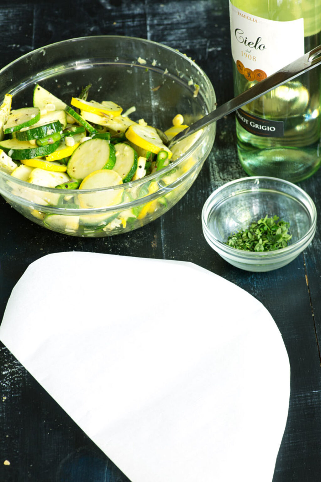 Vegetables cooked in parchment paper Butter & Baggage