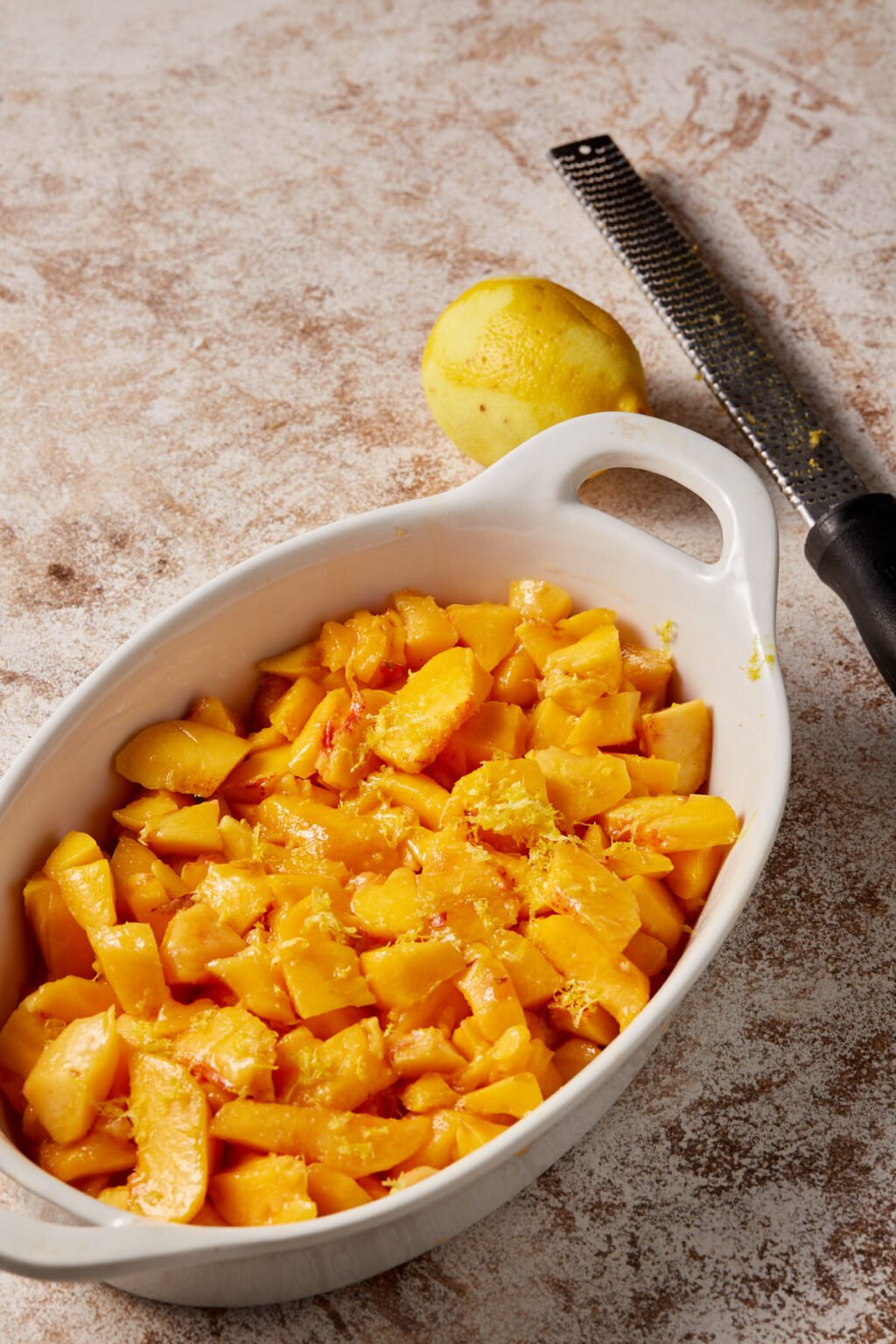 Southern Peach Cobbler with a Crispy Crust Butter & Baggage