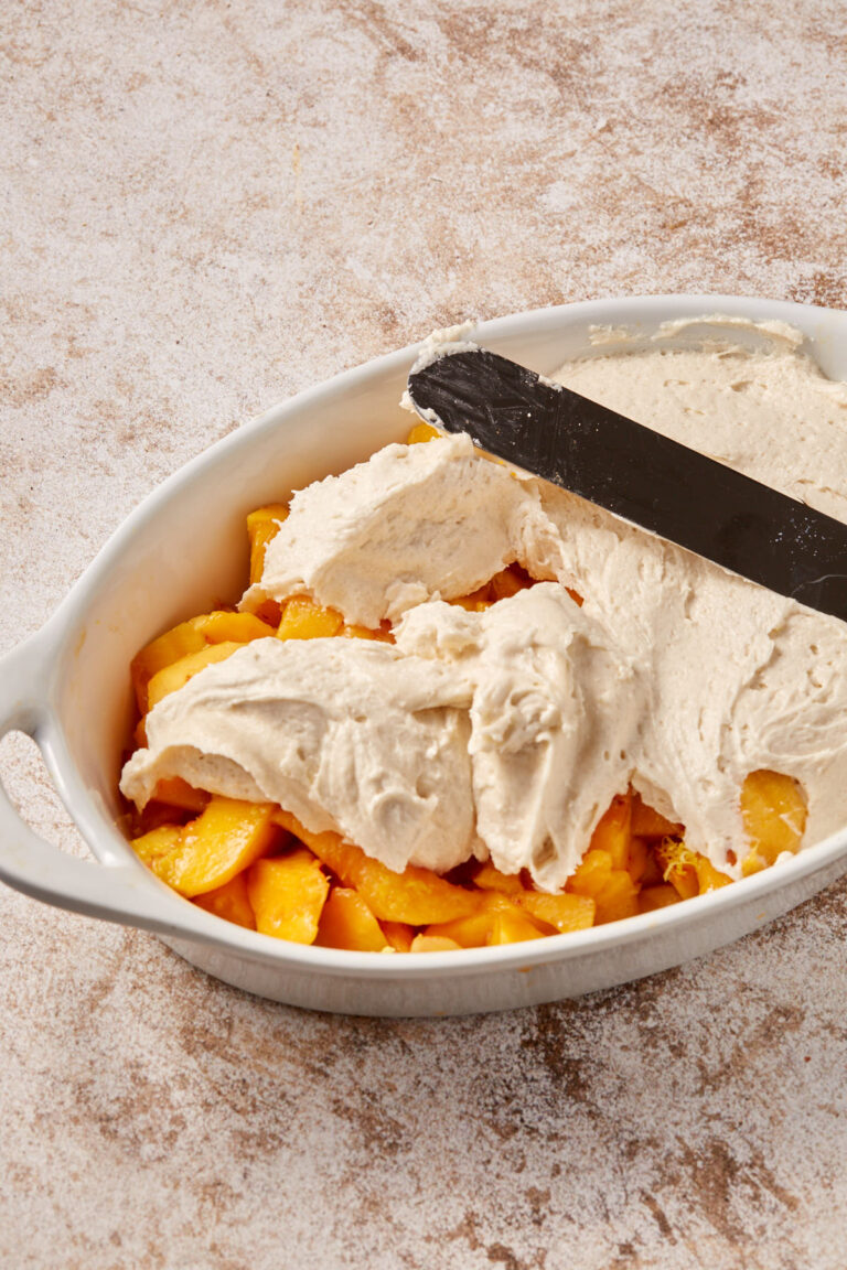 Southern Peach Cobbler with a Crispy Crust Butter & Baggage