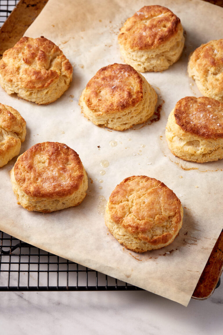 Light and Flaky Biscuits with Sour Cream Butter & Baggage