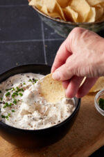 From Scratch Sour Cream and Onion Dip with Caramelized Onions - Butter