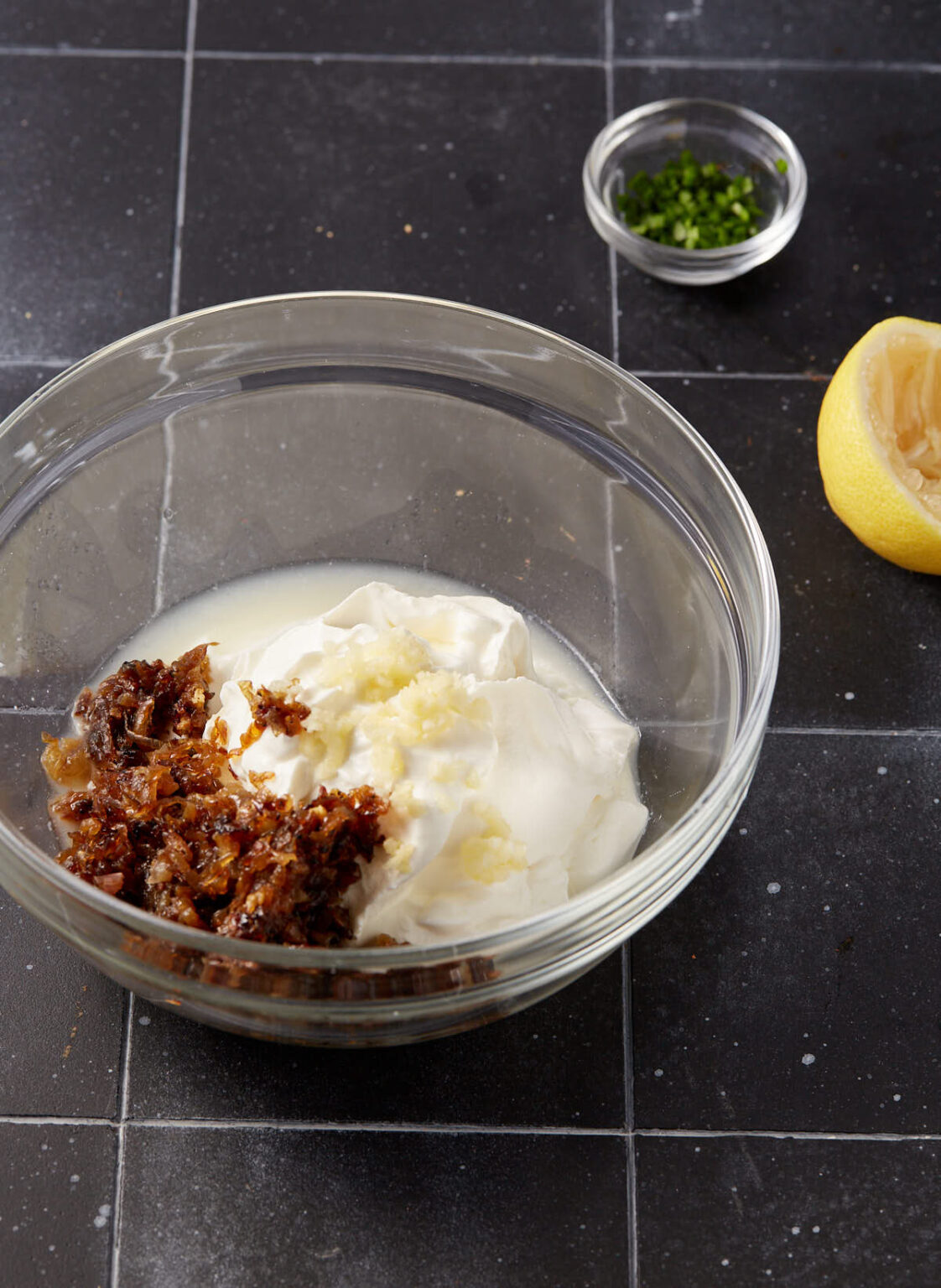 From Scratch Sour Cream and Onion Dip with Caramelized Onions Butter
