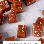 A batch of salted caramels.