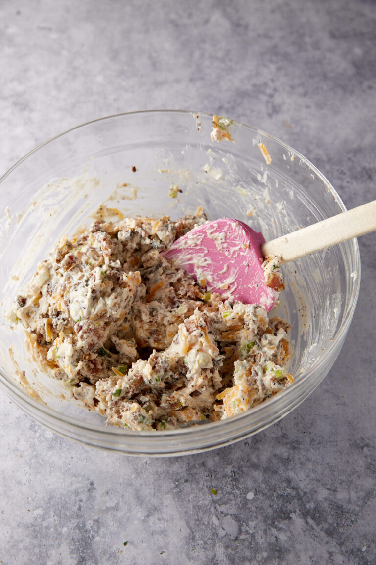 QuickBaked Bacon Cream Cheese Dip with Ritz Crackers Butter & Baggage