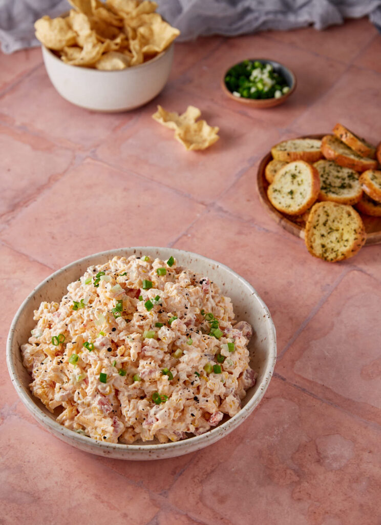 Cold Corn Dip with Sour Cream and Rotel Tomatoes Butter & Baggage