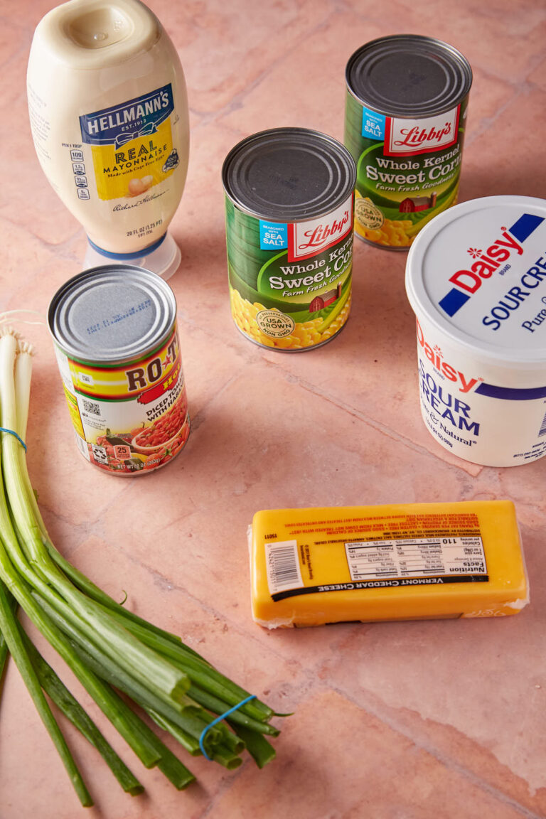 Cold Corn Dip with Sour Cream and Rotel Tomatoes Butter & Baggage