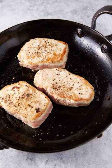 Oven Baked Pork Chops and Potato Casserole - Butter & Baggage